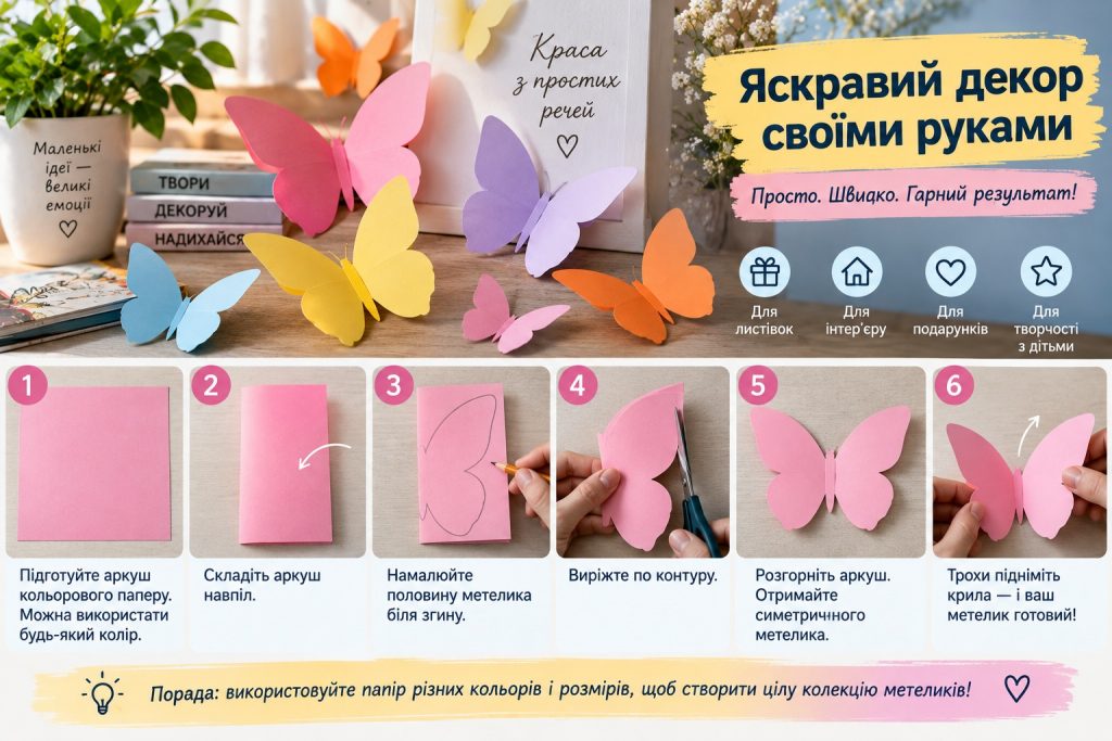 Що можна зробити з паперу: 20 простих ідей з А4 та кольорового паперу