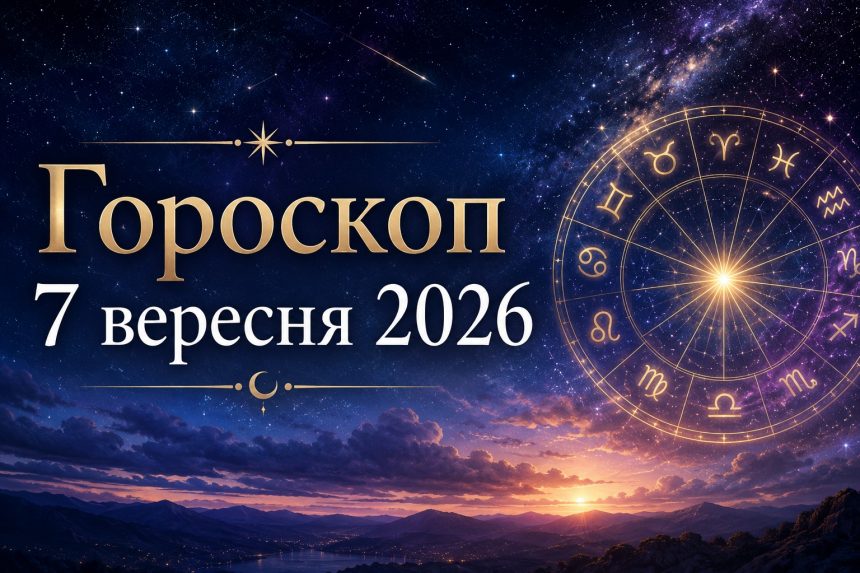 Гороскоп на сьогодні, 7 вересня 2026, для всіх знаків Зодіаку: кохання, гроші та робота