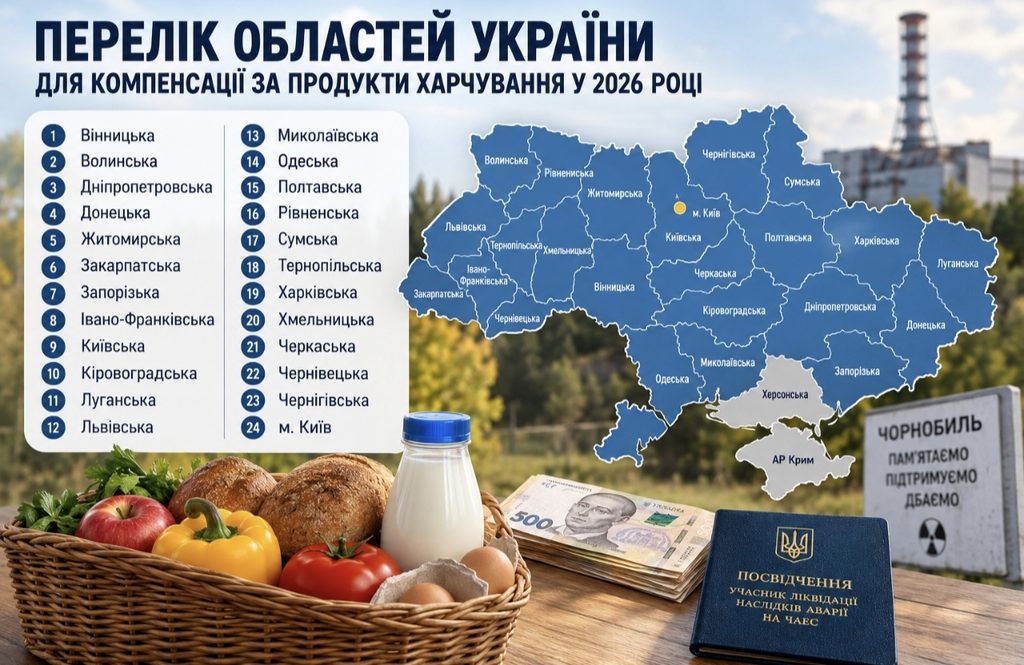 Як отримати грошову компенсацію за продукти у 2026 році та куди звертатися