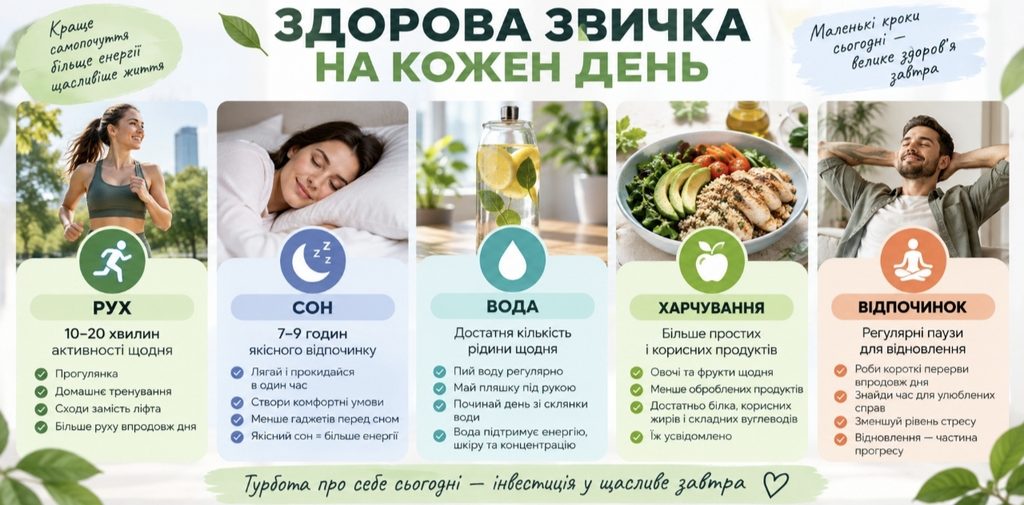 Як створити стійкі здорові звички, які залишаться з тобою на роки