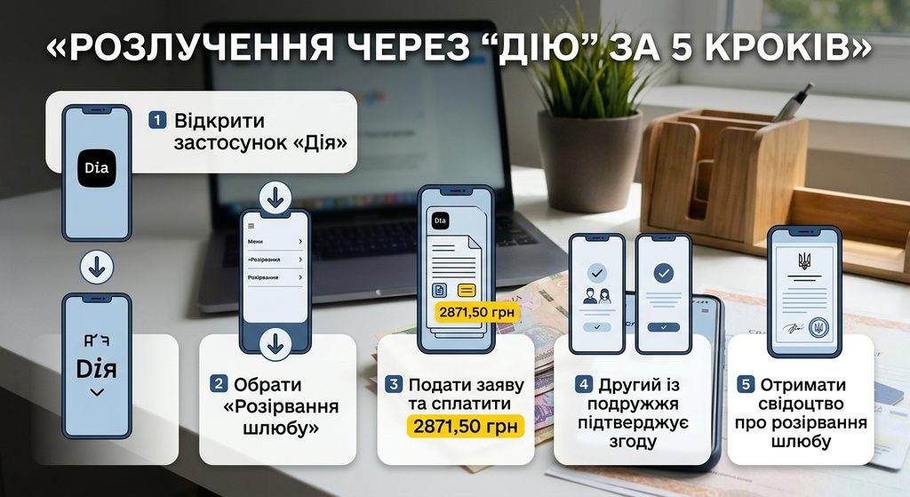 Скільки коштує розлучення через «Дію» і як подати заяву онлайн
