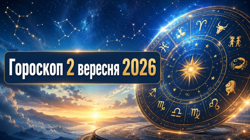 Гороскоп на сьогодні, 2 вересня 2026, для всіх знаків Зодіаку: кохання, гроші та робота