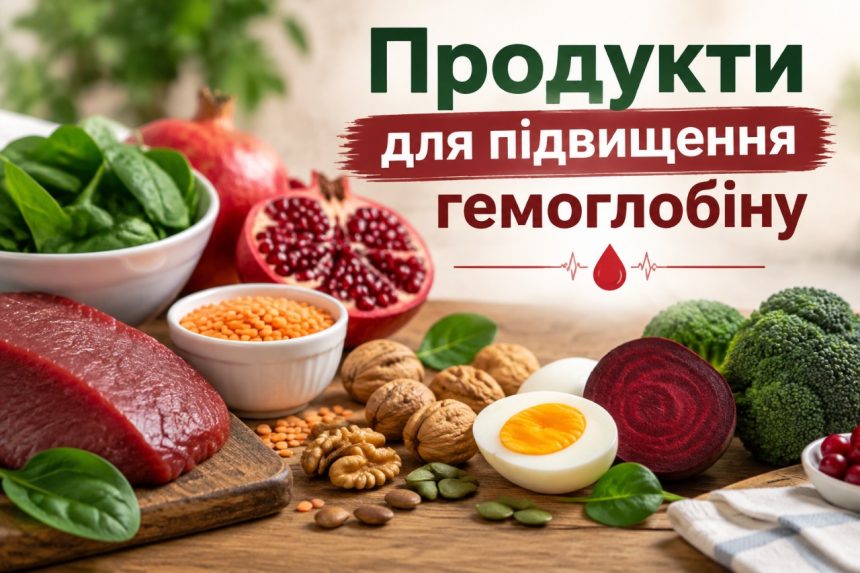 Що треба їсти, щоб підняти гемоглобін: продукти з гемовим залізом і вітаміном С