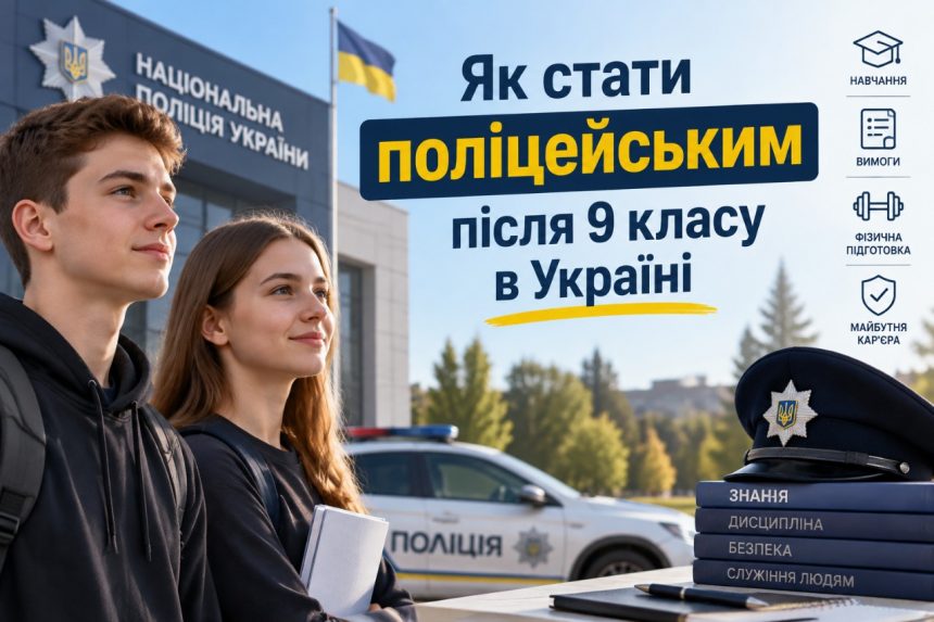 Що треба здавати на поліцейського після 9 класу: як вступити в ліцей МВС, які іспити та фізична підготовка потрібні