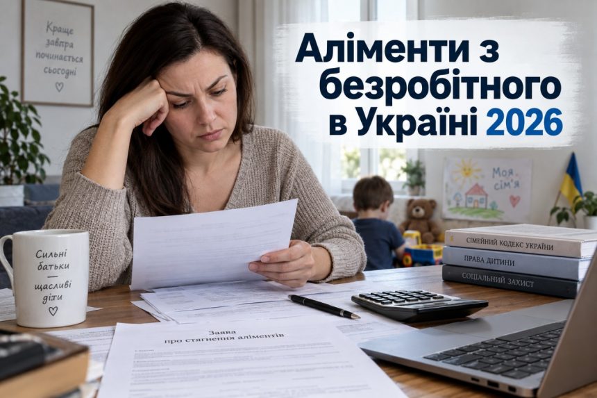 Аліменти з безробітного батька 2026: скільки потрібно платити, якщо немає роботи