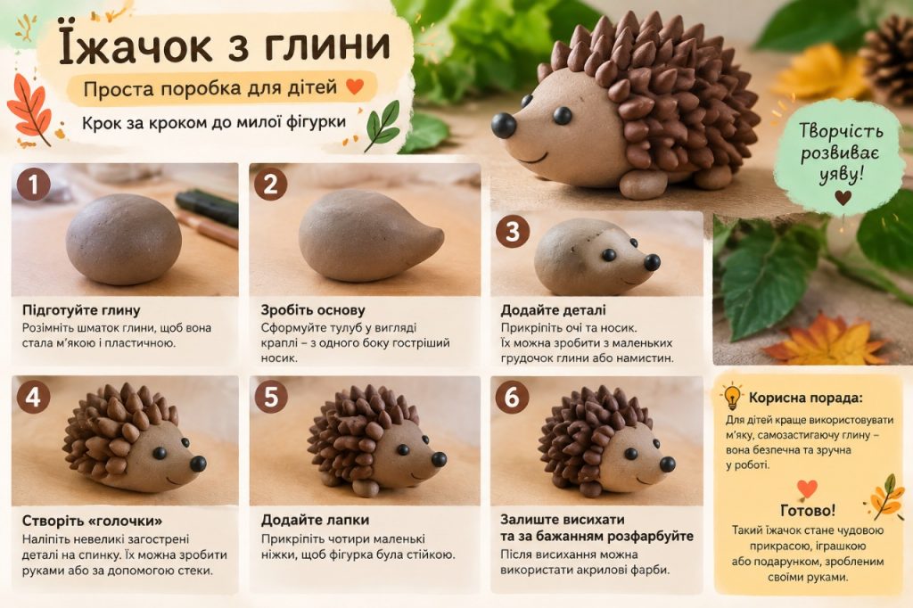 Що можна зробити з глини своїми руками: ідеї поробок для дітей та дорослих — миска, ваза, фігурки і прикраси