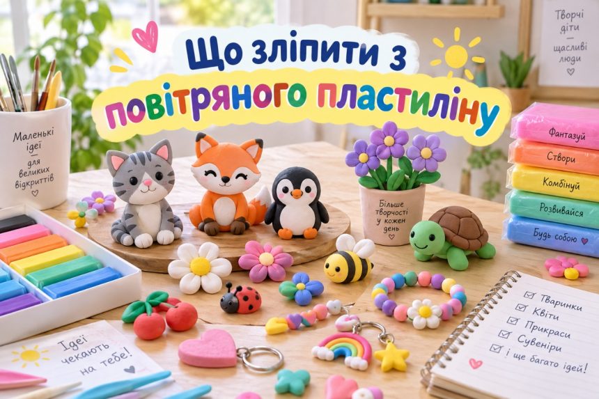 Що можна зробити з повітряного пластиліну: ідеї поробок для дітей, тварини та прикраси своїми руками