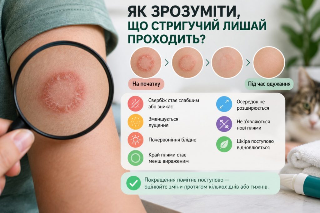 Як зрозуміти, що стригучий лишай проходить: ознаки одужання та контрольні аналізи