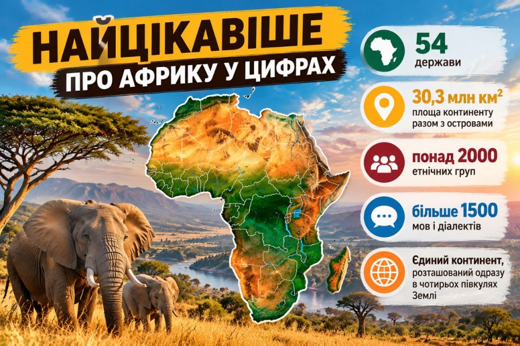 25 цікавих фактів про Африку: 54 країни, Сахара, тваринний світ і рекорди континенту