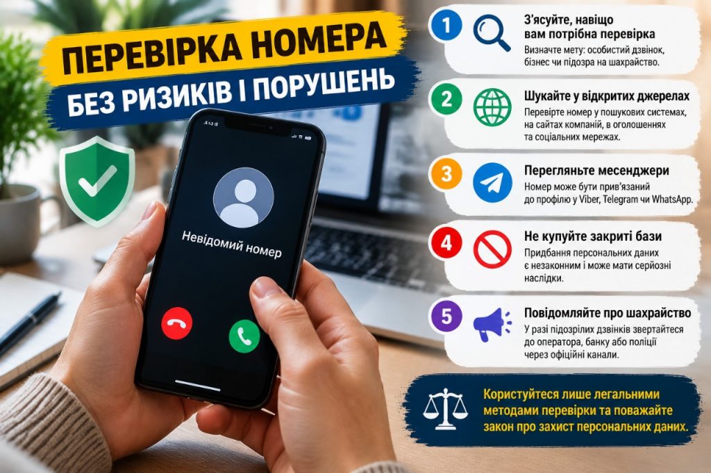 Як знайти людину за номером телефону у 2026 році: легальні способи перевірки власника номера