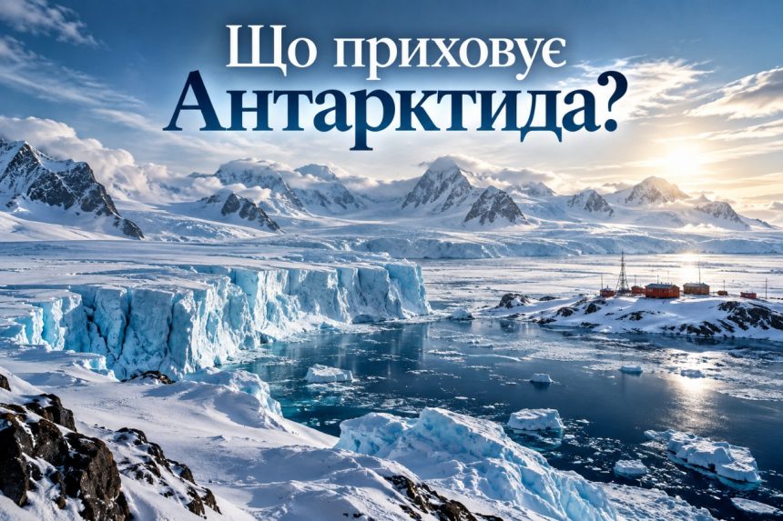 Цікаві факти про Антарктиду: −89°C, кілометри льоду та наукові станції