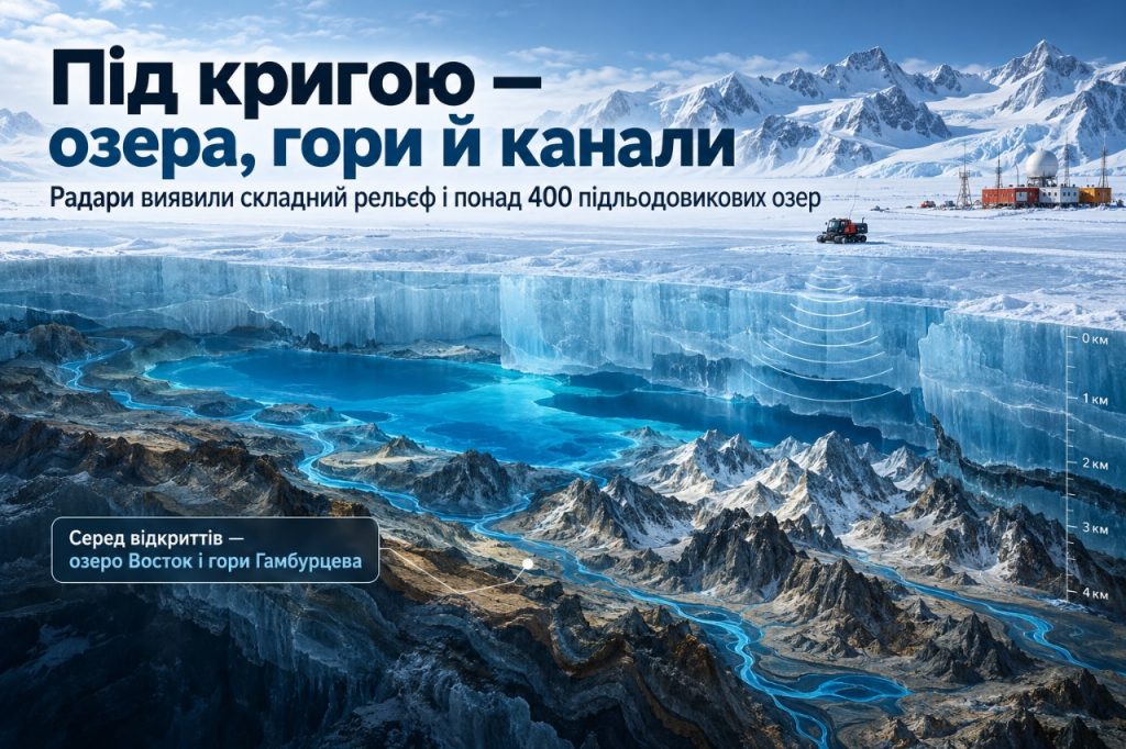 Цікаві факти про Антарктиду: −89°C, кілометри льоду та наукові станції