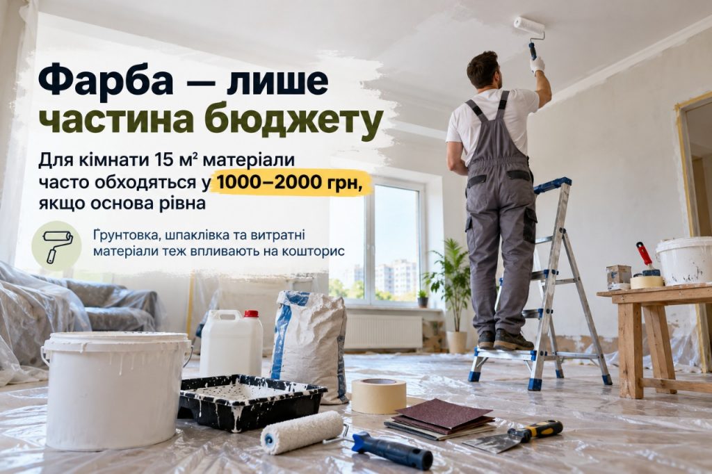 Як зробити стелю дешево у 2026 році: фарба, шпалери, ПВХ чи гіпсокартон