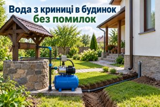 Як провести воду з криниці до будинку: насос, труби, схема підключення та утеплення