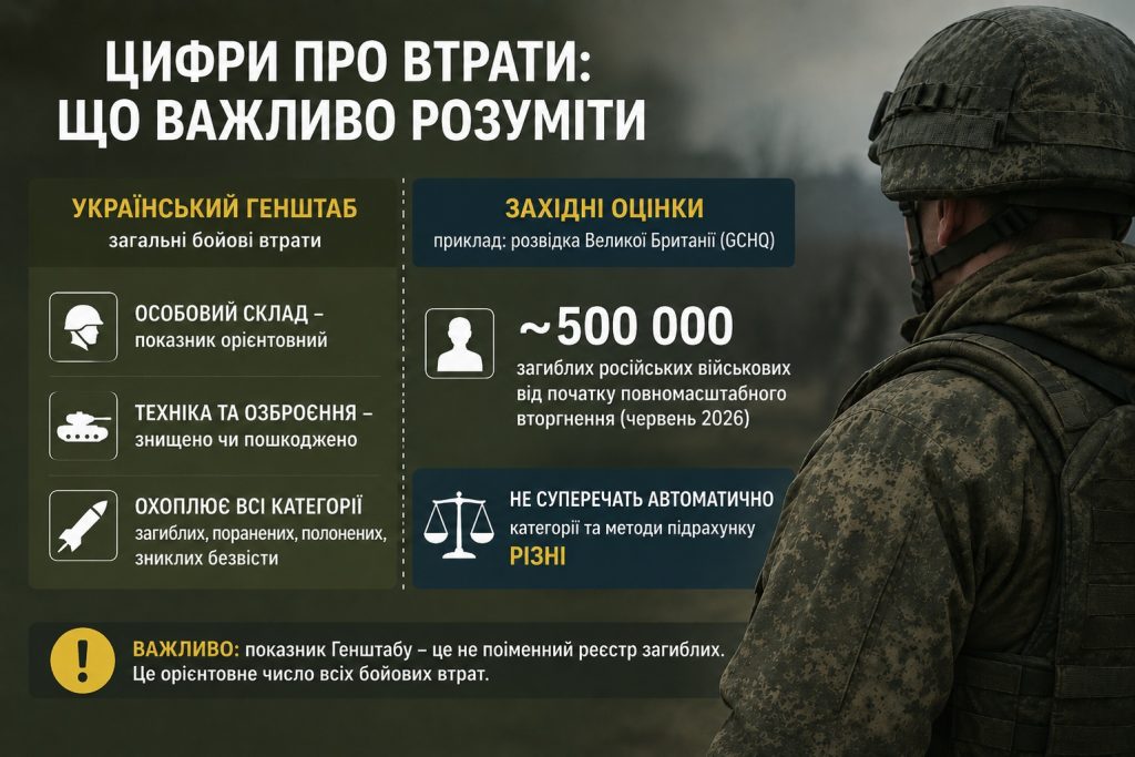 Втрати Росії у війні з Україною 2026: де дивитися актуальні дані та яким джерелам довіряти