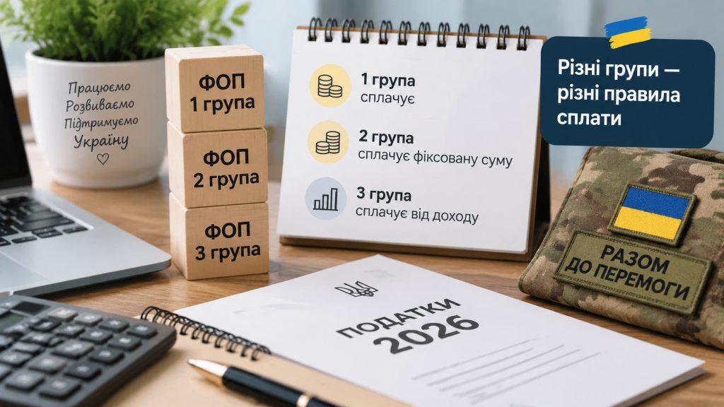 Військовий збір для ФОП 2 і 3 групи у 2026 році: ставка, терміни сплати та штрафи