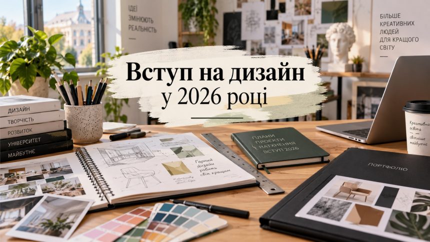 Що треба здавати на дизайнера у 2026 році: НМТ, творчий конкурс, спеціальність B2 і куди вступати