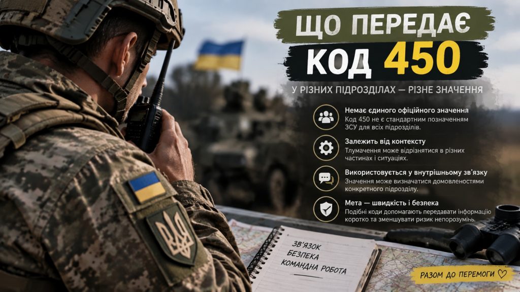 Що означає 450 на війні: значення, розшифровка та контекст на фронті