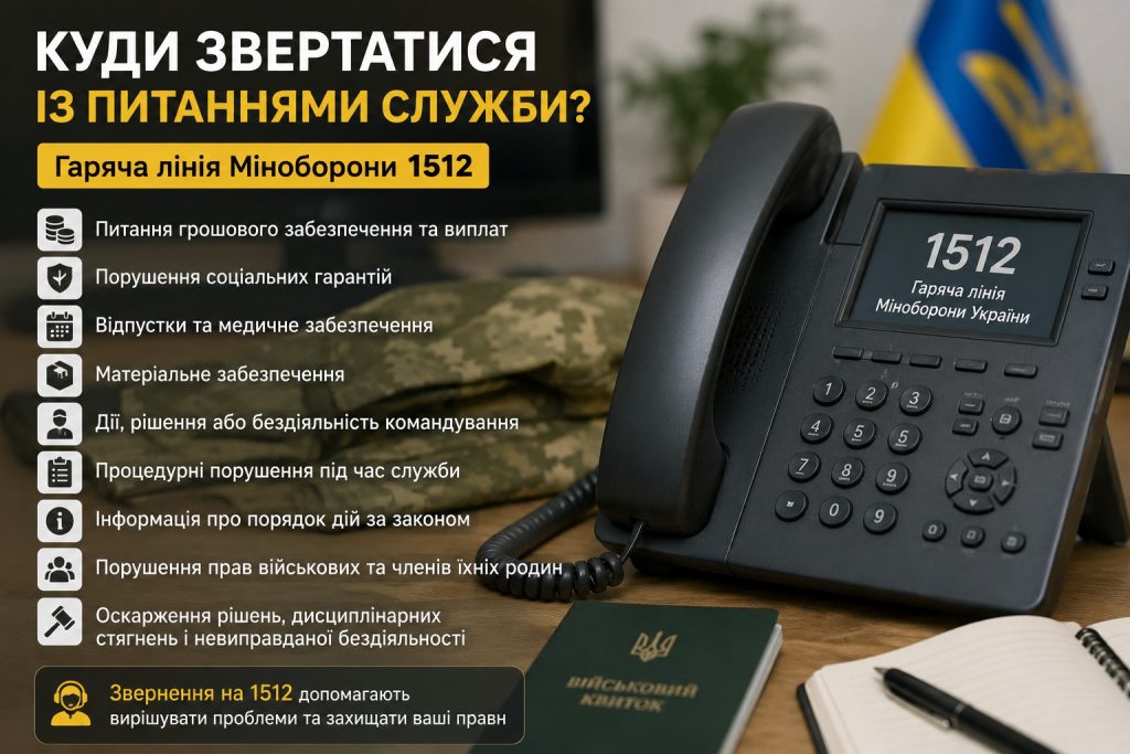 Гаряча лінія Міноборони України 1512: як працює, з якими питаннями звертатися та які є альтернативи
