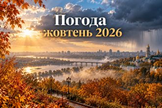 Погода на жовтень 2026 в Україні: прогноз синоптиків та коли очікувати заморозків