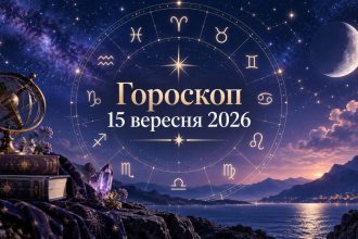 Гороскоп на сьогодні, 15 вересня 2026, для всіх знаків Зодіаку: кохання, гроші та робота