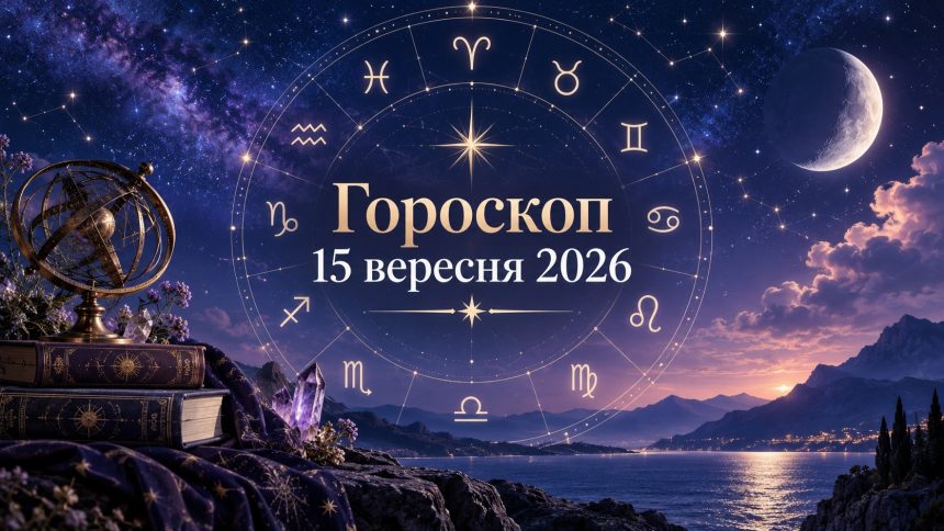 Гороскоп на сьогодні, 15 вересня 2026, для всіх знаків Зодіаку: кохання, гроші та робота
