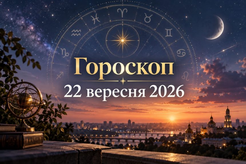 Гороскоп на сьогодні, 22 вересня 2026, для всіх знаків Зодіаку: кохання, гроші та робота