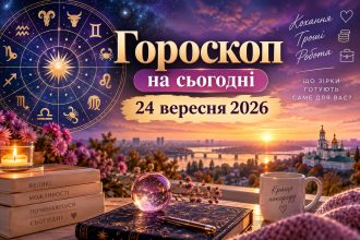 Гороскоп на сьогодні, 24 вересня 2026, для всіх знаків Зодіаку: кохання, гроші та робота