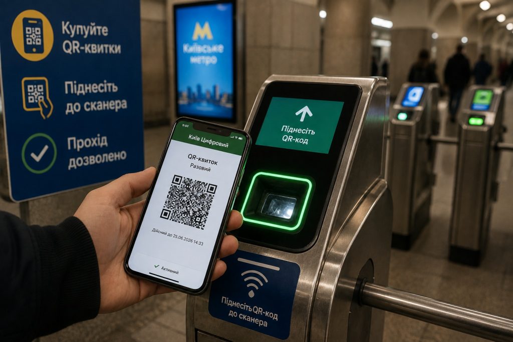 Метро Києва 2026: тарифи, графік роботи, оплата карткою та QR