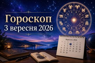 Гороскоп на сьогодні, 3 вересня 2026, для всіх знаків Зодіаку: кохання, гроші та робота