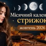 Місячний календар стрижок жовтень 2026: найкращі дні для стрижки та догляду за волоссям