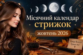 Місячний календар стрижок жовтень 2026: найкращі дні для стрижки та догляду за волоссям