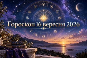 Гороскоп на сьогодні, 16 вересня 2026, для всіх знаків Зодіаку: кохання, гроші та робота