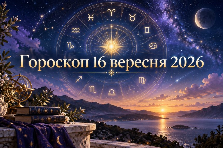 Гороскоп на сьогодні, 16 вересня 2026, для всіх знаків Зодіаку: кохання, гроші та робота