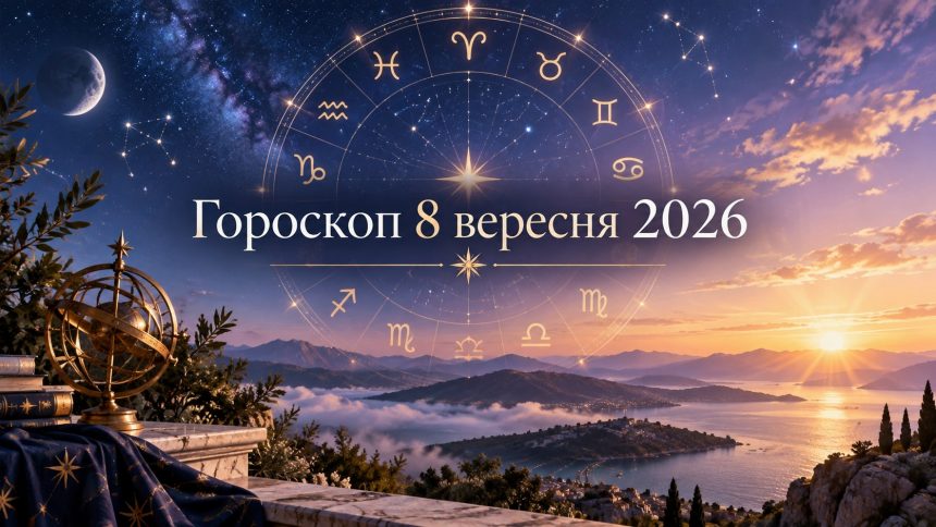 Гороскоп на сьогодні, 8 вересня 2026, для всіх знаків Зодіаку: кохання, гроші та робота
