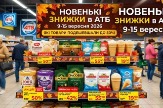В АТБ стартували нові знижки — які товари можна придбати дешевше з 9 по 15 вересня 2026 року