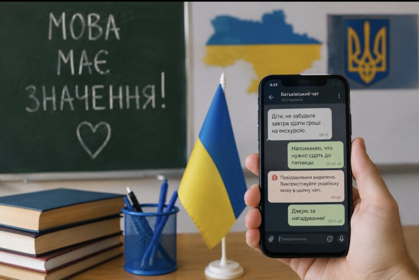 Як штрафуватимуть за російську мову у шкільних чатах і хто фіксує порушення