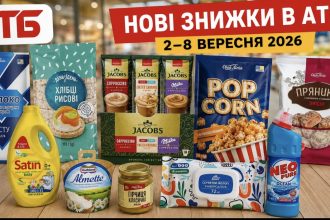 В АТБ стартували нові знижки: які товари можна придбати дешевше з 2 по 8 вересня 2026 року