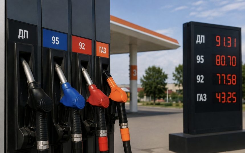 Ціни на бензин, дизель і газ в Україні 3 вересня 2026 року: скільки коштує пальне на АЗС сьогодні