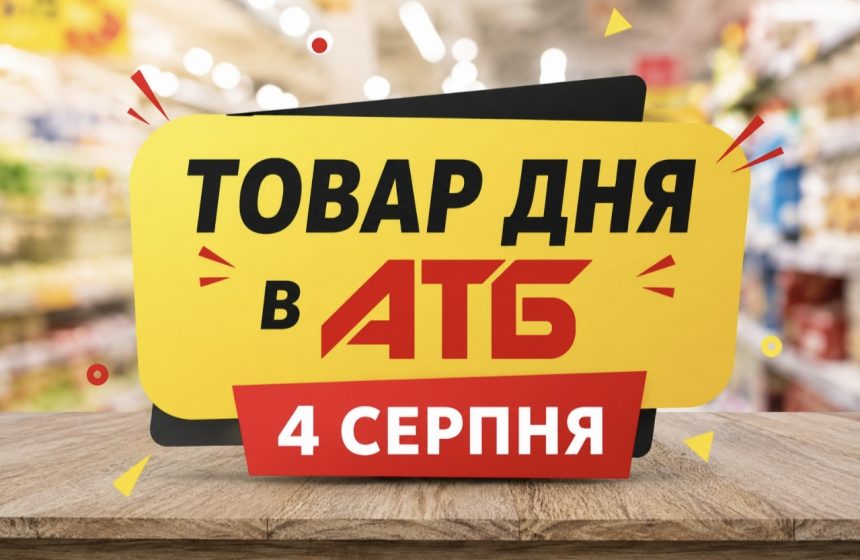 Товар дня в АТБ 4 вересня 2026: що можна купити сьогодні зі знижкою до 50%