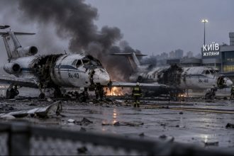 У Жулянах російський дрон вдарив по старих літаках Як-40: Гончаренко назвав причину атаки
