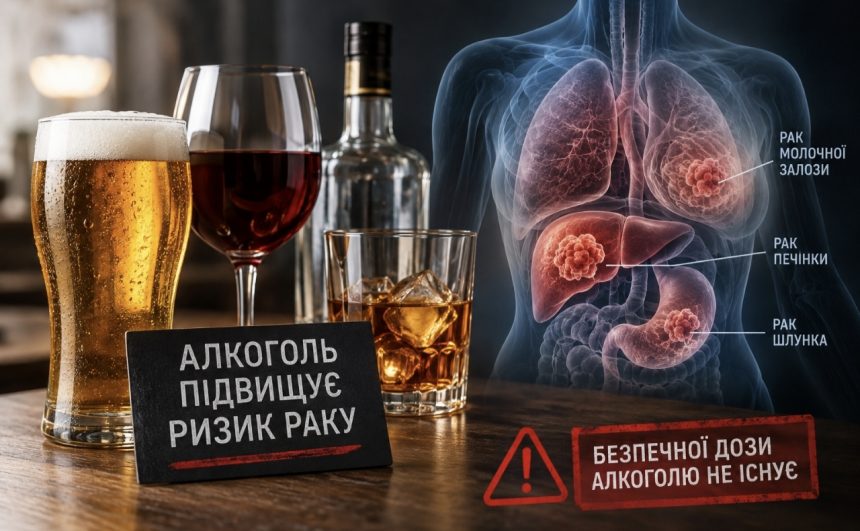 Як пиво, вино та міцний алкоголь впливають на ризик раку і скільки спиртного вважається небезпечним