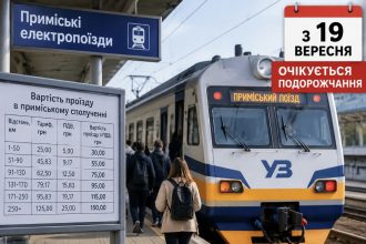 Скільки коштуватиме проїзд в електричках з 19 вересня: нові тарифи та ціни на квитки