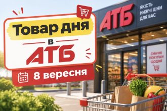 Товар дня в АТБ 8 вересня 2026: що можна купити сьогодні зі знижкою до 50%