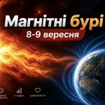 Магнітні бурі 8–9 вересня 2026 року: якою буде сонячна активність та чого чекати метеозалежним людям