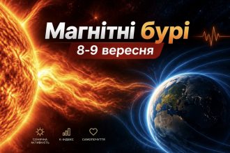 Магнітні бурі 8–9 вересня 2026 року: якою буде сонячна активність та чого чекати метеозалежним людям