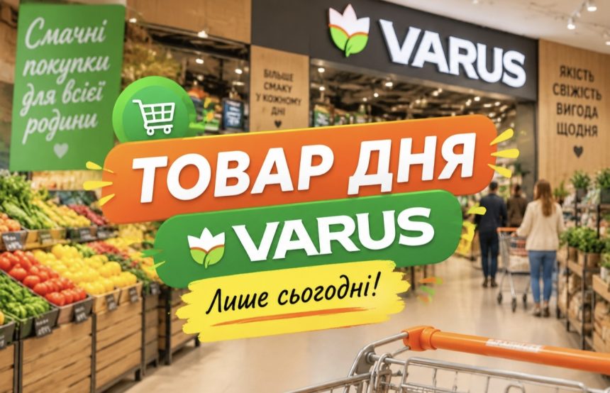 Товар дня у Варус 8 вересня 2026: що можна купити зі знижкою 50% лише сьогодні
