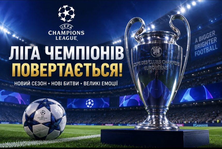 Ліга чемпіонів сьогодні — розклад матчів 8 вересня 2026 року, хто зіграє у першому турі та де дивитися