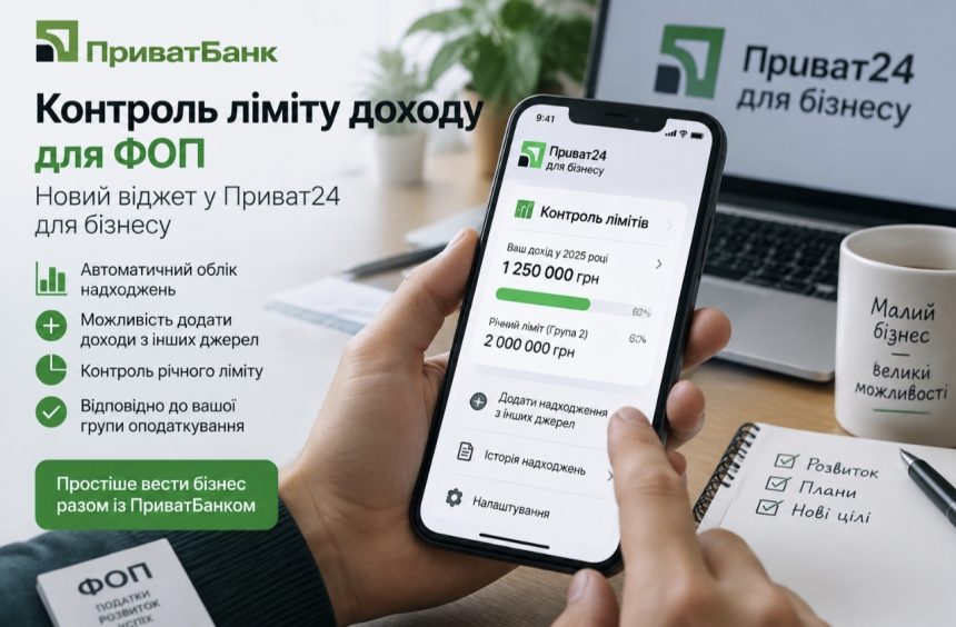 ПриватБанк оновив Приват24 для бізнесу — що змінилося для ФОП