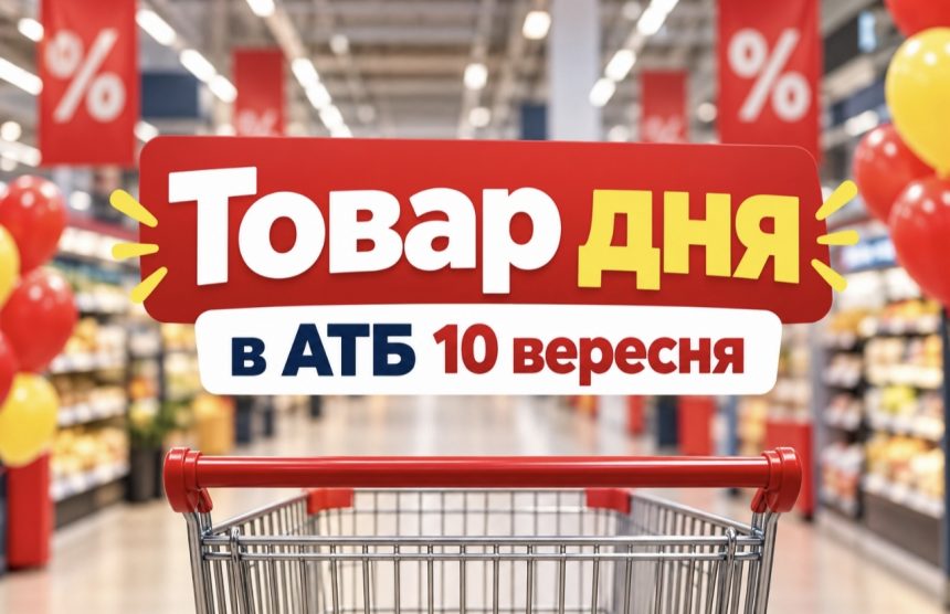 Товар дня в АТБ 10 вересня 2026: які продукти можна купити зі знижкою до 50%